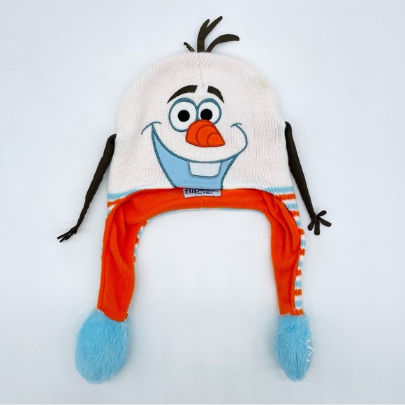 GUC Flipeez By ABG DIsney Frozen Olaf Knit Beanie Hat OS - Picture 1 of 14